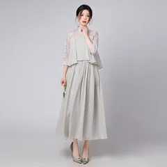 人気商品 シフォンワンピース ワンピース レディース ドレス パーティードレス シンプル ミモレ丈 Aライン 花嫁 およばれ  女子会 二次会 フォーマル 通勤  結婚式 謝恩会 発表会 演奏会 同窓会 成人式 誕生日 可愛い 体型カバー
