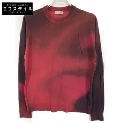 Dior HOMME ディオールオム 833M611KT034 ﾚｯﾄﾞ ｸﾞﾗﾃﾞｨｴﾝﾄ ﾆｯﾄｾｰﾀｰ S