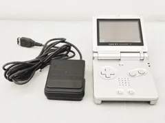 Nintendo ゲームボーイアドバンス SP AGS-001 本体 シルバー 専用アダプタ付き  任天堂