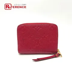 LOUIS VUITTON ルイヴィトン コインケース ジッピー・コインパース M63696 モノグラムアンプラントレザー レッド