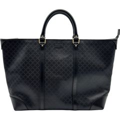 グッチ GUCCI ディアマンテ トートバッグ 309413 ブラック エンボス 