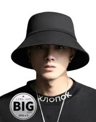 バケットハット 大きめ 大きい M L XL 2XL 小顔効果 紫外線カット UPF50+ UVカット アウトドア ソールオンリー サファリハット バケハ 春 夏 秋 シンプル おしゃれ つば広 メンズ レディース 男 あご紐 綺麗