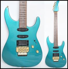 希少 グリーン Fernandes FR-55S サスティナー エレキギター - メルカリ