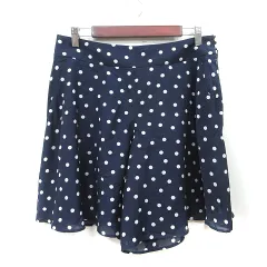 クミキョク 組曲 KUMIKYOKU パンツ キュロット ドット 6 XXL 紺 ネイビー /YI