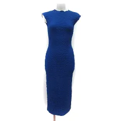 ザラ ZARA ワンピース ロング ノースリーブ 青 ブルー /YI