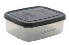 EMBALANCE(エンバランス)保存容器 レクタングルコンテナ(角型)XS(370ｍｌ) グレーT12214