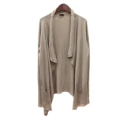 ジョセフ JOSEPH カーディガン ニット カシミヤ混 M ベージュ /MN