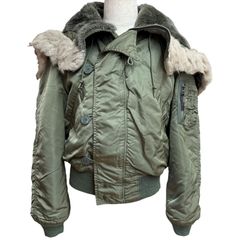 70s vintage アルファ n-2b フライトジャケット 米軍実物 短丈 - メルカリ
