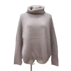 グレイル GRL ニット セーター オフタートル オーバーサイズ 長袖 F 紫 パープル /MS ●RY