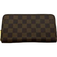 ルイ・ヴィトン LOUIS VUITTON ジッピー・ウォレット N60046 ブラウン/ローズバレリーヌ ダミエ レディース 長財布