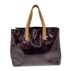 【値下げ】LOUIS VUITTON ルイ・ヴィトン リードPM ハンドバッグ M91993 レディース モノグラムヴェルニ パープル 中古