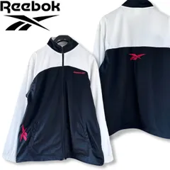 90s リーボック トラックジャケット 刺繍ロゴ 切替 マルチカラー M Reebok ジャージ