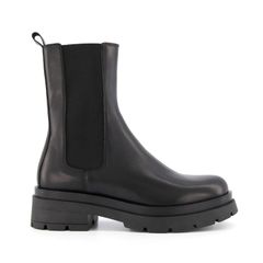 杜恩倫敦 女鞋 靴子/雨靴 杜恩倫敦 杜恩棕櫚靴 黑色皮革 484 黑色