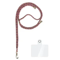 スマホストラップ 首掛け 肩掛け 斜めがけ 長さ調整可能 スマホショルダー 携帯 ストラップ