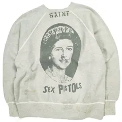 新品 SAINT MICHAEL x SEX PISTOLS セントマイケル セックスピストルズ 24AW 別注 日本製 SP_CREW SWT / QUEEN ヴィンテージ加工 スウェット SM-YS1-0000-C23 M GRAY Mxxxxxxのサムネイル
