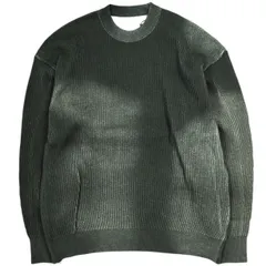 新品 ssstein シュタイン 25SS 日本製 DISCOLORATION RIB KNIT LS フェード加工 クルーネックニット ST.1133 S GREY セーター トップス g24874のサムネイル