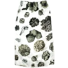 新品 MARNI マルニ 24SS イタリア製 NOCTURNAL PRINT SKIRT フローラルプリント シルクスカート GOMA0107A0 UTSG18 36 BLACK/WHITE(REN99) 定価129,800円 ボトムス g24974のサムネイル