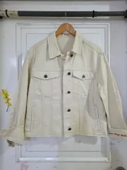 春 高級感 コットン ジャケット 状態良好 バスト 54