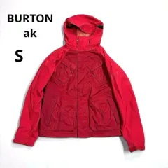 バートン　ak ゴアテックス　スノボジャケット　S スノーボードウェア　レッド