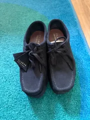 クラークス オリジナル ワラビー ブラック スウェード 27サイズ