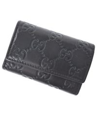GUCCI グッチ シマレザー 6連キーケース GG ブラック - メルカリ