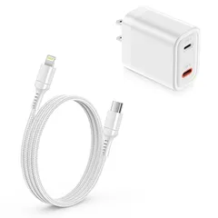 【新品】 Ocbuo USB-C ライトニングケーブル+世界初売Lightning&type-c充電器→その１本ケーブルでタイプc機種もライトニングデバイスも30W急速充電 iPhone17 usb-c電源アダプターMFIとPSE認証取得 タイプcコンセントL