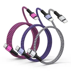 【新品】 タイプｃ 充電ケーブル PD20W 急速充電 【0.3M+0.9M+1.8M】 iPhone16 15充電ケーブル 3本セット usbc to usbc ケーブル 短い Haoano タイプｃ アンドロイド充電ケーブル 超高耐久ナイロン iPhone