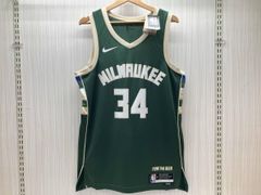 Nike Milwaukee Bucks 34 ヤニス アデトクンボジャージ - メルカリ