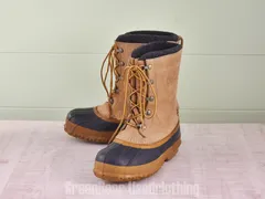 E518 USA製 L.L.Bean ビンテージ スノーブーツ 茶 レディース 6 24cmのサムネイル