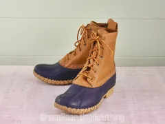 E522 USA製 L.L.Bean ビーンブーツ 茶 レディース 7M 24cmのサムネイル