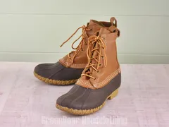 E523 USA製 L.L.Bean ビーンブーツ 茶 レディース 24cmくらいのサムネイル