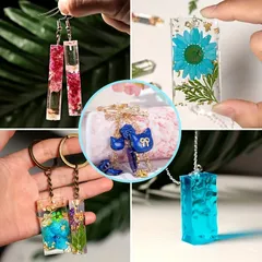 【豊富なセット】DIYジュエリー用 エポキシ樹脂シリコンモールドキット 小型レジン型 手作りイヤリング ネックレス ペンダント キーホルダー ハンドメイドアクセサリー制作 初心者にもおすすめ【229個セット】