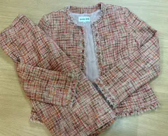 UW263165268　ハナエモリ　ツイード　セットアップ　size40