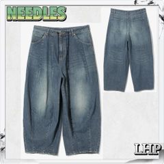 正規品 LHP ニードルズ リラックス感 パンツ ウォッシュドデニム 