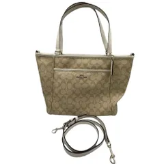 COACH　コーチ トートバッグ F33998 ホワイト×ベージュ
