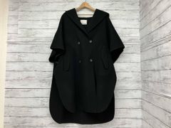 新品タグ付23000円 ヴァン FENNEL フード付きAラインポンチョコート 