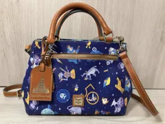 ブルー Walt Disney World 50th Anniversary ウォルト ディズニー ワールド 50周年 記念 ショルダー バッグ トート コラボ Dooney & Bourke