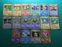 マチスのエレブー、サンダース、カツラのガーディ、サカキのニドキング、カスミのヒトデマン、イマクニ、キョウの忍者ジム、パソコン大暴走、アンノーンR ×2、なみのり、そらをとぶピカチュウ、ハマちゃんのヤドキング、マリル、ニャース、カラカラ コロコロプロモまとめ売り