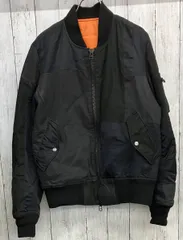 uniform experiment PATCH WORK MA-1 ユニフォームエクスペリメント パッチワーク ブルゾン ブラック size2