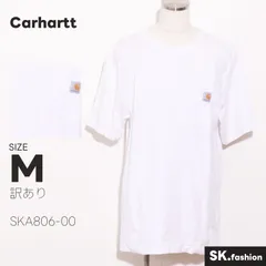 訳あり Carhartt トップス Tシャツ　半袖　胸ポケット　ロゴ刺繍　ワンポイント