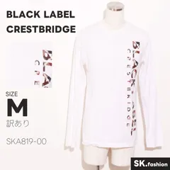 訳あり BLACK LABEL CRESTBRIDGE トップス Tシャツ　長袖　ロゴプリント　チェックロゴ　ワンポイント