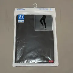 エアリズム　UVカットレギンス　10分丈　ブラック　Lサイズ　UNIQLO