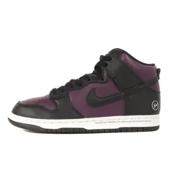 【美品】NIKE ナイキ サイズ:26.0cm / fragment design DUNK HI / F 北京 / BEIJING (DJ0382-600) / フラグメントデザイン ダンク ハイ / ワイン ブラック / US8 / コラボ【中古】