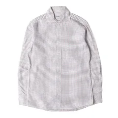 DRAKES ドレイクス シャツ ホワイト / レッド / ネイビー サイズ:14 1/2(37) | カッタウェイカラー グラフチェック ソフト フランネル ドレス シャツ | MADE IN ENGLAND | トップス【メンズ】【中古】のサムネイル