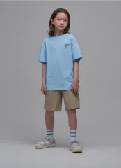 150 ナショナルジオグラフィック キッズ ハーフパンツ ベージュ