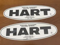 【当時物】レーシングハート H A R T ステッカー 2枚