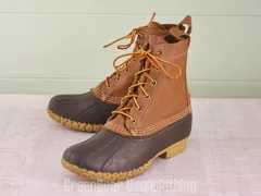 E544 USA製 L.L.Bean ビーンブーツ 茶 レディース W7M 24cmのサムネイル