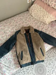 ZARA ザラ メンズ ボア キルティング デニム ジャケット