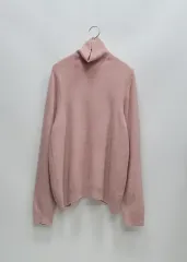 MIKVE 22FW ウール カシミア タートルネック ニット / レディース M ピンク