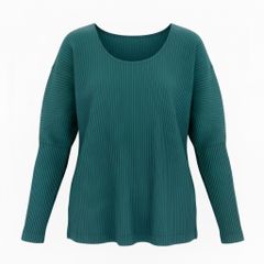 Ad12 PLEATS PLEASE プリーツプリーズ 花柄 5分袖カーディガン プリーツカーディガン サイズ3 ブラウン レディース トップスta1 PLEATS PLEASE ISSEY MIYAKE - Ad12 PLEATS PLEASE プリーツプリーズ